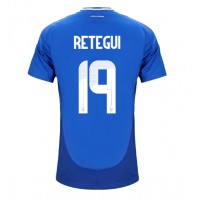 Camiseta Italia Mateo Retegui #19 Primera Equipación Eurocopa 2024 manga corta